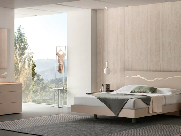 Letto Flash con testiera di Maronese