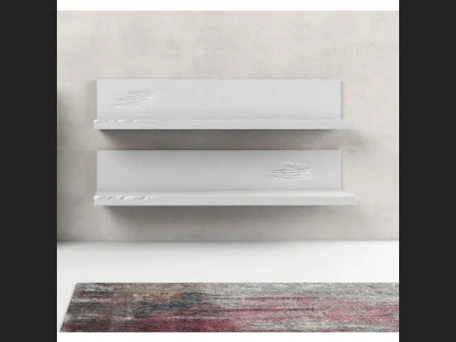 Mensola Line in finitura laccato bianco di Adriani e Rossi