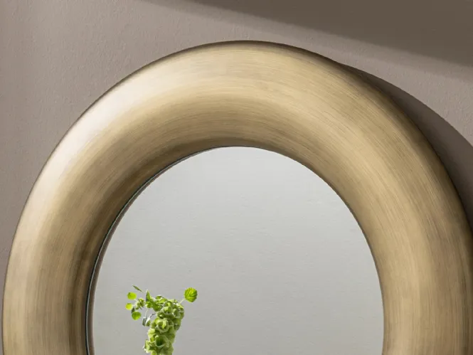 Specchiera Orbit con cornice in alluminio di Sovet