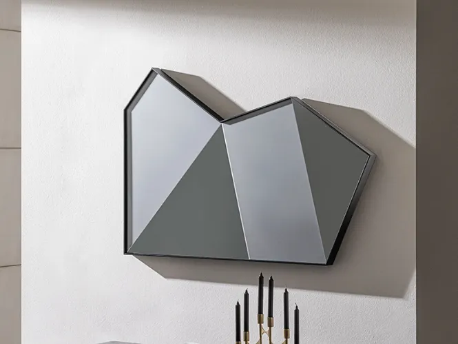 Specchiera Origani con cornice in metallo di Sovet