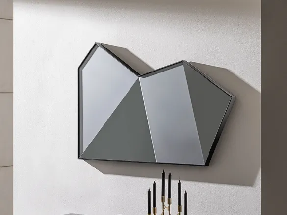 Specchiera Origani con cornice in metallo di Sovet