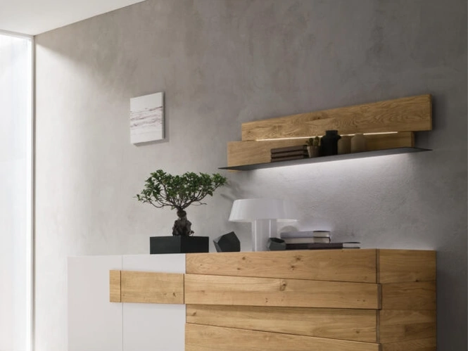 Mensola Scuderia in metallo e legno di Maronese