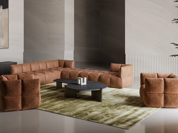 Tavolino in legno Flatiron di Bonaldo