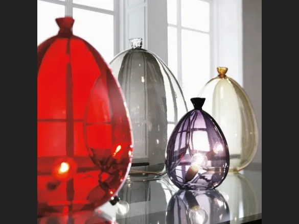 Lampada in vetro soffiato veneziano a vari colori Balloon Table di Adriani e Rossi