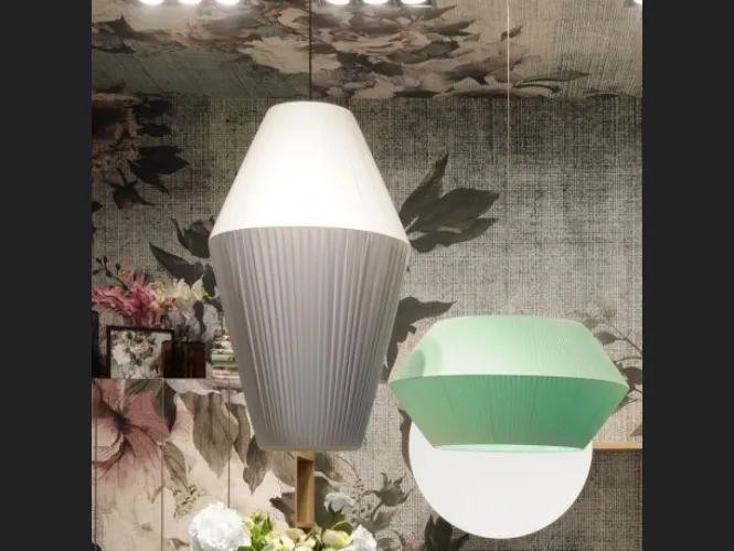 Lampada in tessuto plissettato Musical di Adriani e Rossi