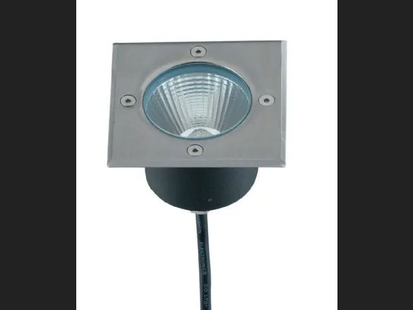 Lampada da incasso per esterno Walk in acciaio inox calpestabile fino a 2000 kg di F_A_N_ Europe