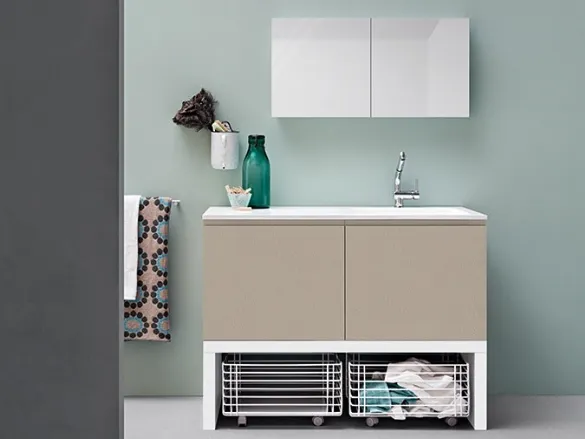 Mobile da Bagno in melaminico Acqua e Sapone Lavanderia 05 di Birex