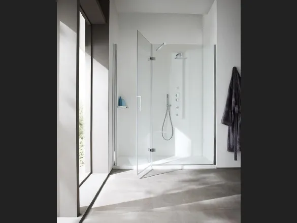 Arredo bagno Hissò Battente in vetro di Ideal Bagni