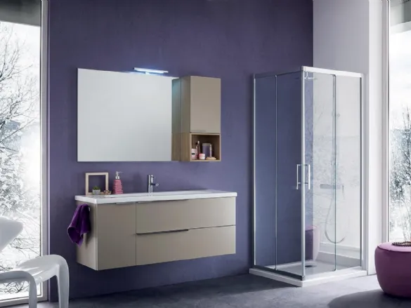 Mobile da Bagno IBey 45 la semplicita della maniglia di Idealbagni