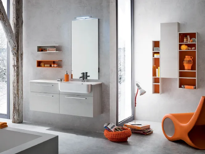 Mobile da Bagno IBey 35 Essenzialità Moderna di Idealbagni