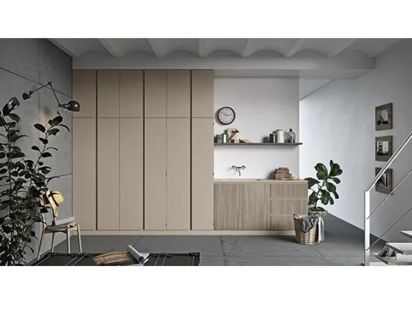Mobile da Lavanderia in laccato opaco e melaminico Idrobox 08 di Birex