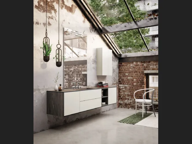 Mobile da Bagno LC Composizione 1 di Puntotre