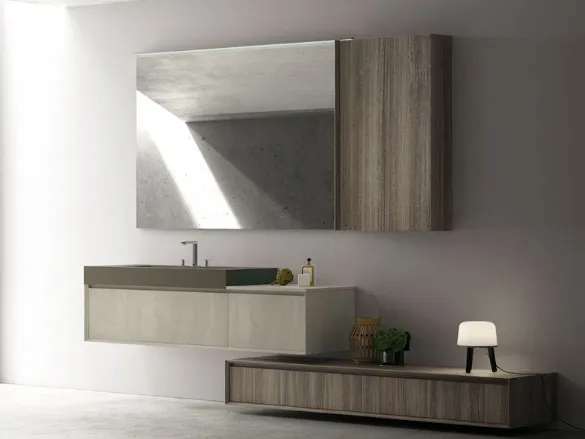 Mobile da Bagno M2 Composizione 4 di Puntotre