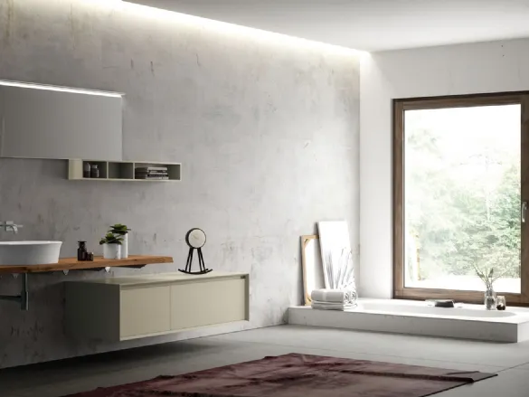 Mobile da Bagno M3 Composizione 120 di Puntotre