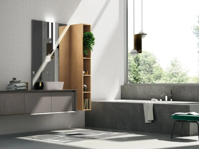 Mobile da Bagno M3 Composizione 123 di Puntotre