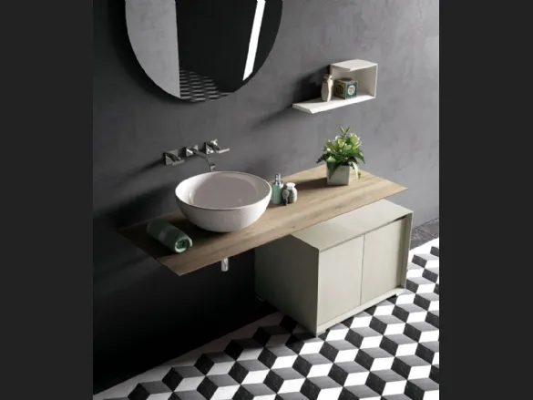 Mobile da Bagno M3 Composizione 124 di Puntotre