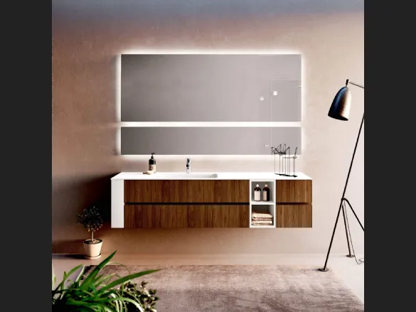 Mobile da Bagno Up Down Composizione 2 di Puntotre