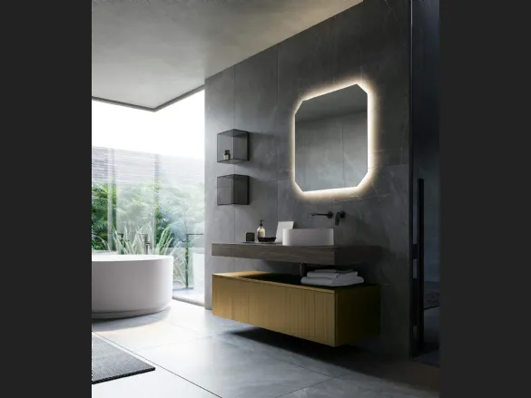 Mobile da Bagno Vertigo Composizione 7 di Puntotre