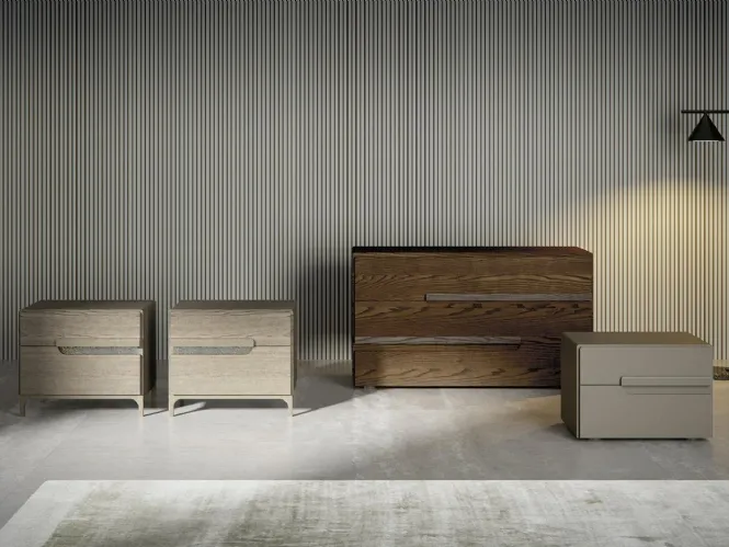 Gruppo Notte in legno Ariel Plus di Mobilgam
