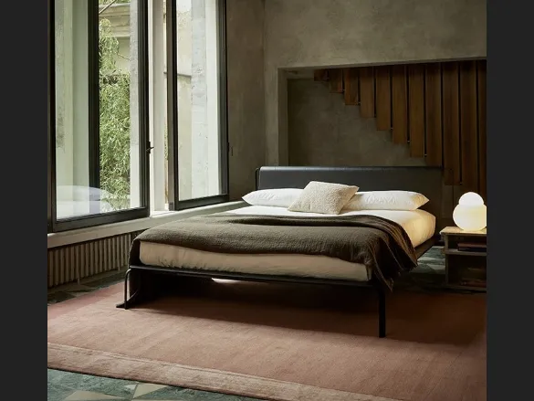 Letto matrimoniale Bend-e Wood di Bolzan Letti