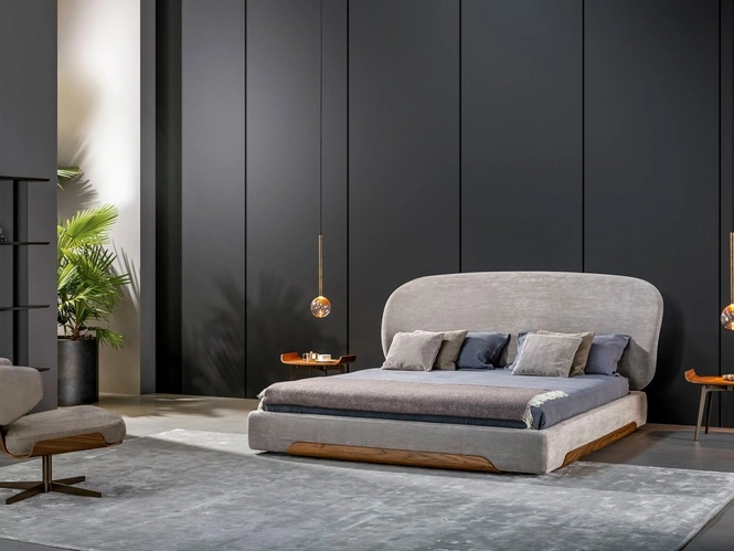 Letto con testiera Olos Bed di Bonaldo
