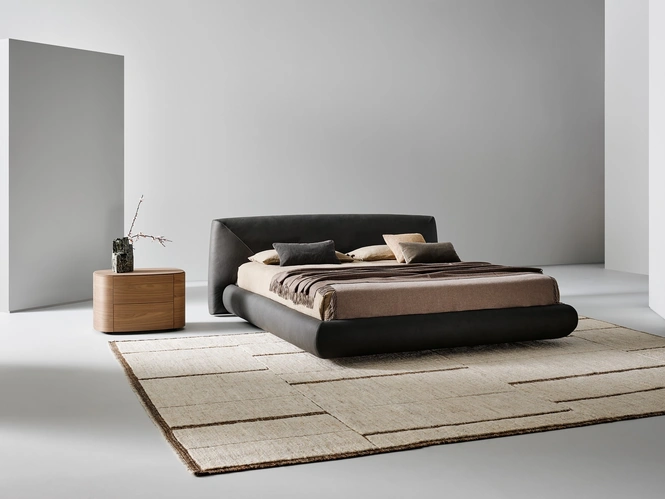 Letto in pelle Holden di Bonaldo