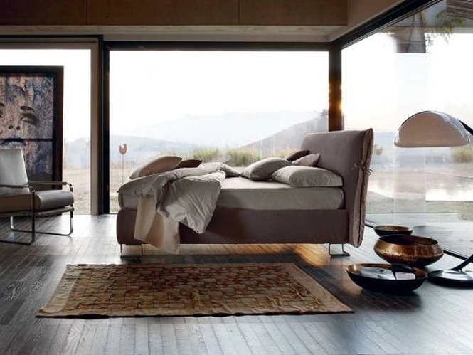 Letto matrimoniale con testiera Louise di Bontempi Letti Design