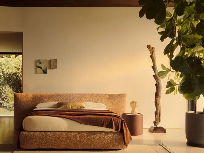 Letto con contenitore Milo di Bolzan Letti