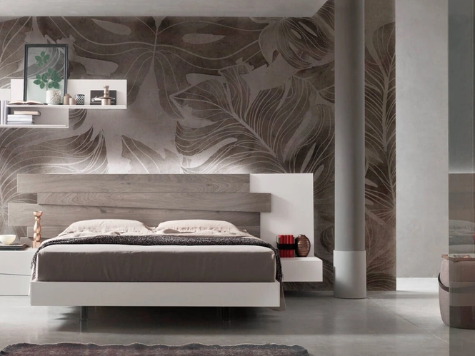 Letto in legno Scudo di Maronese