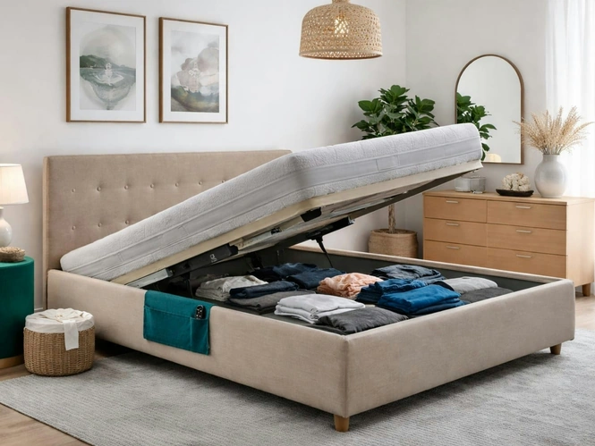 Letto Simplicity More M55 con contenitore di Dorsal