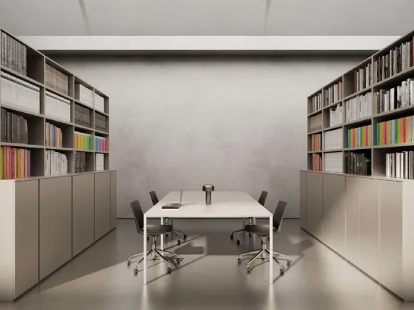 Libreria Ante battenti e ripiani Mobil Box Twist di Nardi Interni