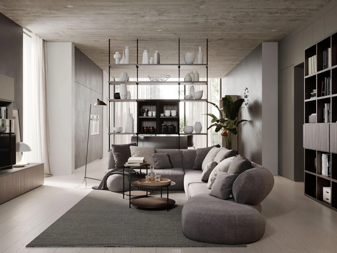 Libreria Divisoria in Metallo di Nardi Interni