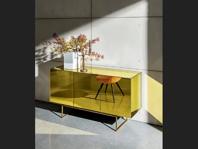 Madia in vetro a specchio Magda di Sovet