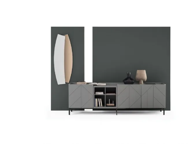 Madia Pica Legno Laccato Decorato 4 di Bontempi