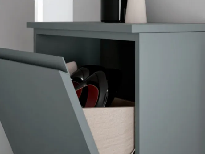 Mobile ingresso con porta scarpe Sessanta 07 di Birex