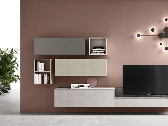 Mobile Porta Tv sospeso sm2371 di Maronese