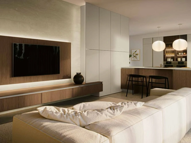 Parete Attrezzata Living MK02 di Gentili Cucine