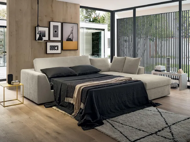 Divano Letto in tessuto Aston di Felis