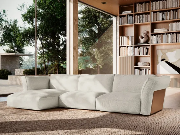 Divano con penisola Cocoon di Felis