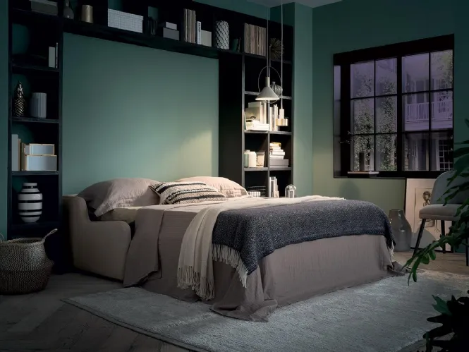 Divano Letto in tessuto Zack di Felis