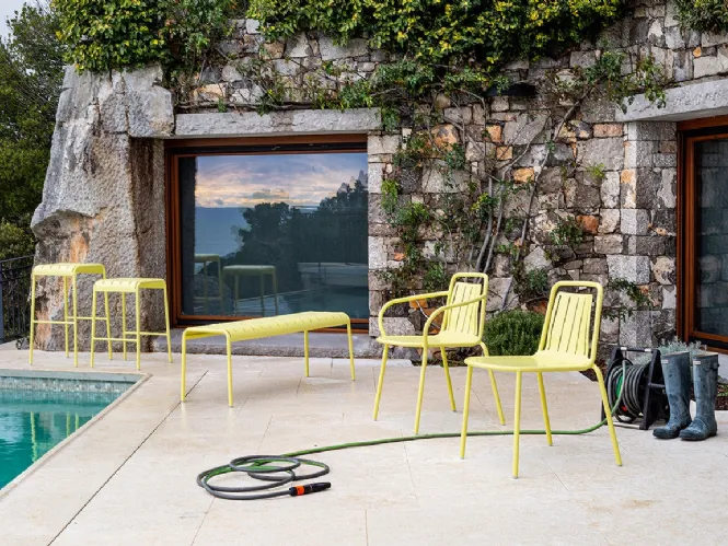 Sgabello in metallo Easy di Connubia