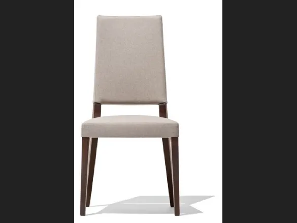 Sedia in tessuto con struttura in legno Sandy di Connubia