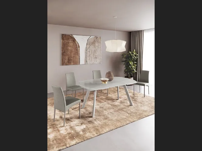 Tavolo Brooklyn a botte in Superceramica di Ingenia