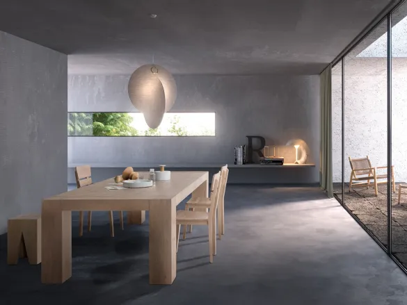 Tavolo allungabile Brooklyn in Rovere massello di Devina Nais