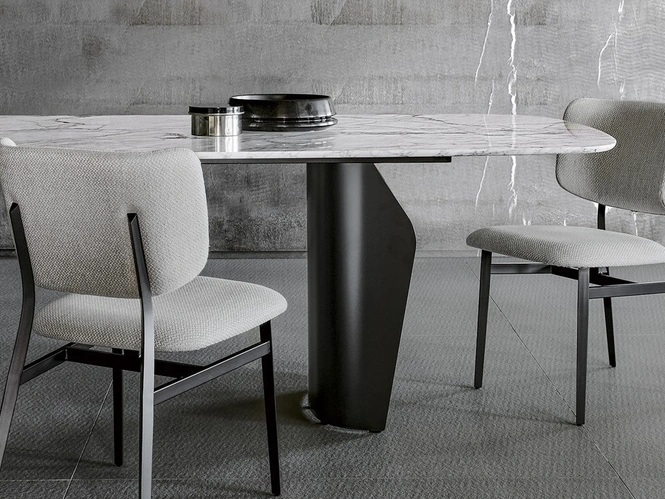 Tavolo Flame in Marmo di Bonaldo