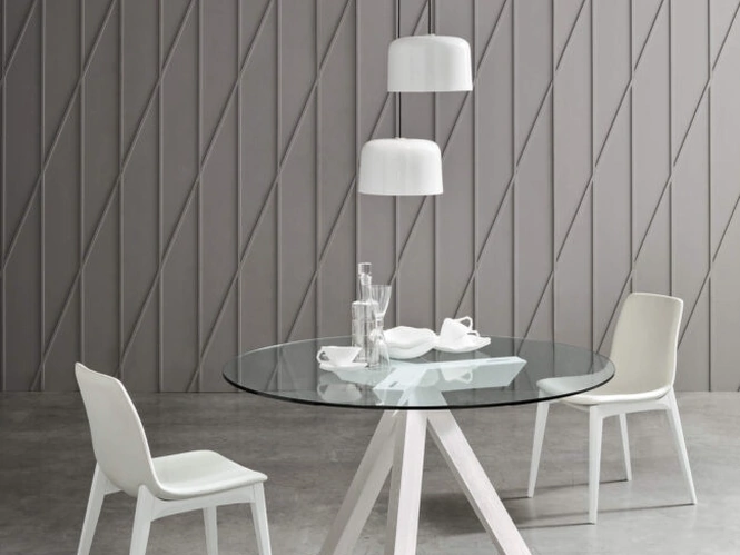 Tavolo rotondo Run di Maronese