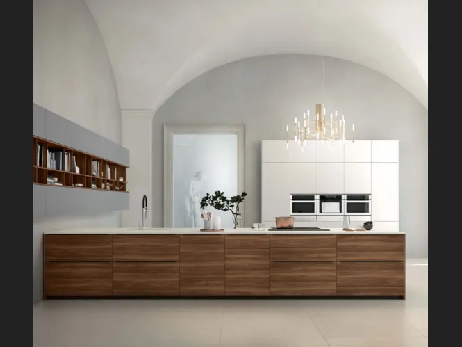 Cucina Design in linea Alexia Noce di Zecchinon Cucine