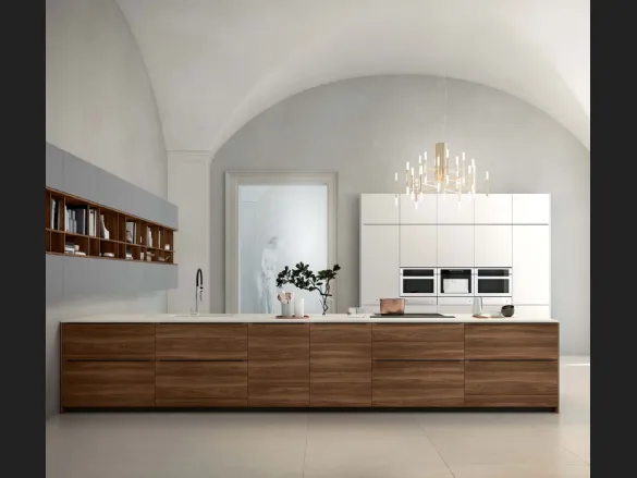 Cucina Design in linea Alexia Noce di Zecchinon Cucine
