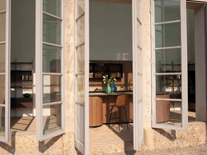 Cucina Design Tangram Melting Light di Cesar