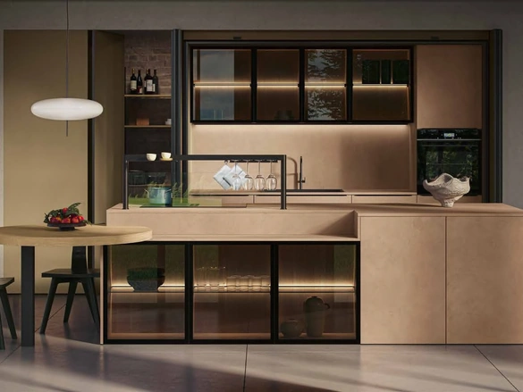 Cucina Moderna con isola MK09 di Gentili Cucine